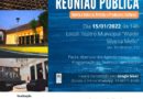 Secretaria da Cultura e Conselho promovem reunião pública para abertura da agenda do primeiro semestre do Teatro